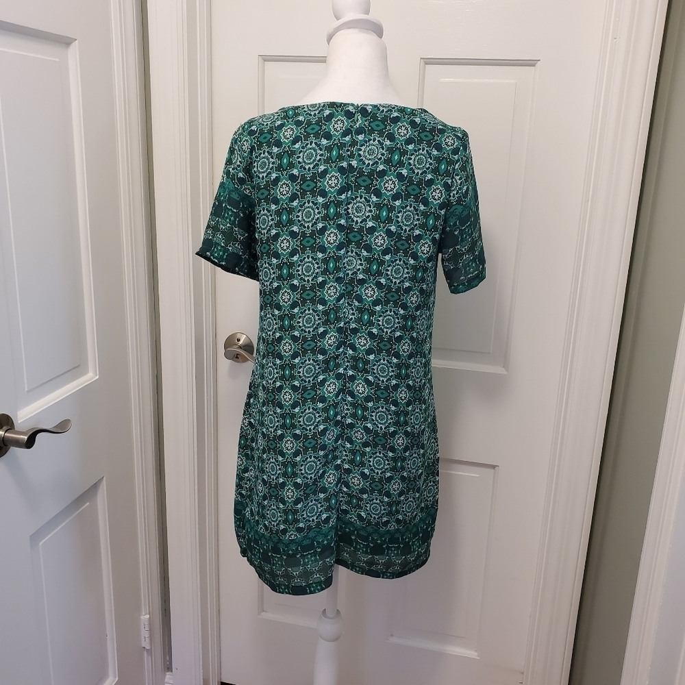 Mi Ami Green Mini Dress Size SMALL - Picture 3 of 10
